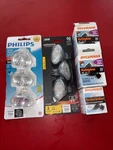 9 Mr 16 Bulbs - 3PHILIPS Indoor Flood, 50W, GU5.3 12 Enhance+ Sylvania New. Price: $30.00.